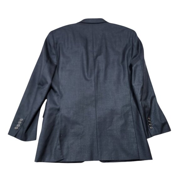 Ralph Lauren Mens 42R Wool Blazer Jacket For Dillards Charcoal Gray Two-Button C - Picture 2 of 9